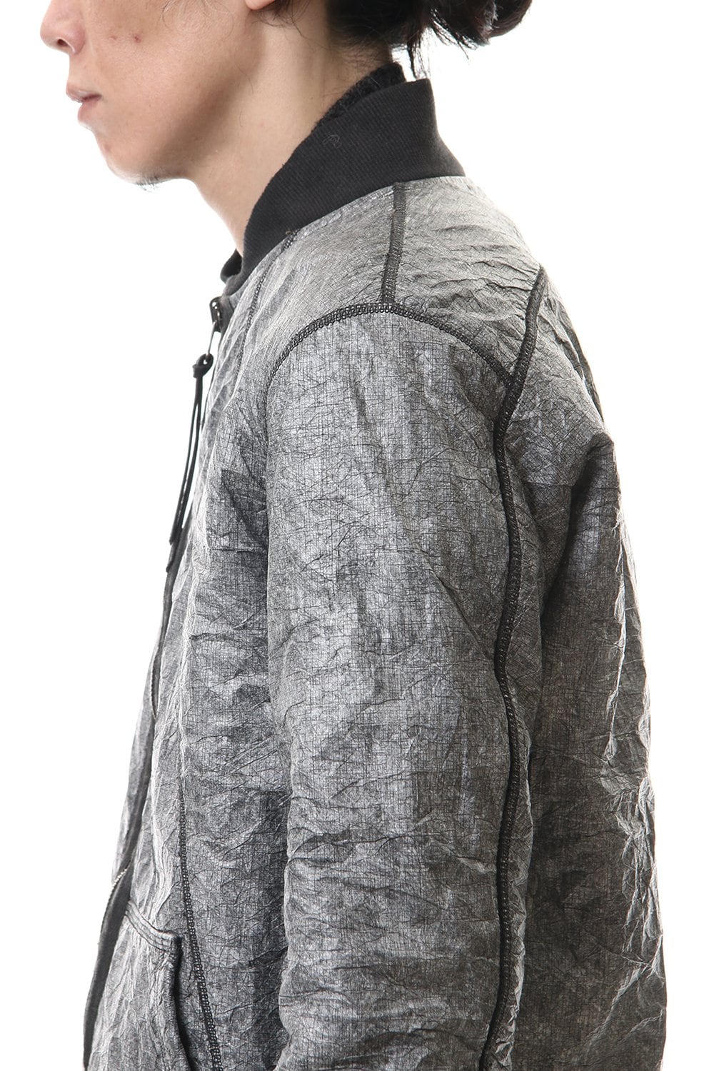 Tyvek Cotton jersey Reversible bomber blouson