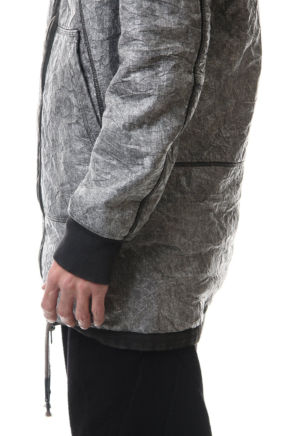 Tyvek Cotton jersey Reversible bomber blouson