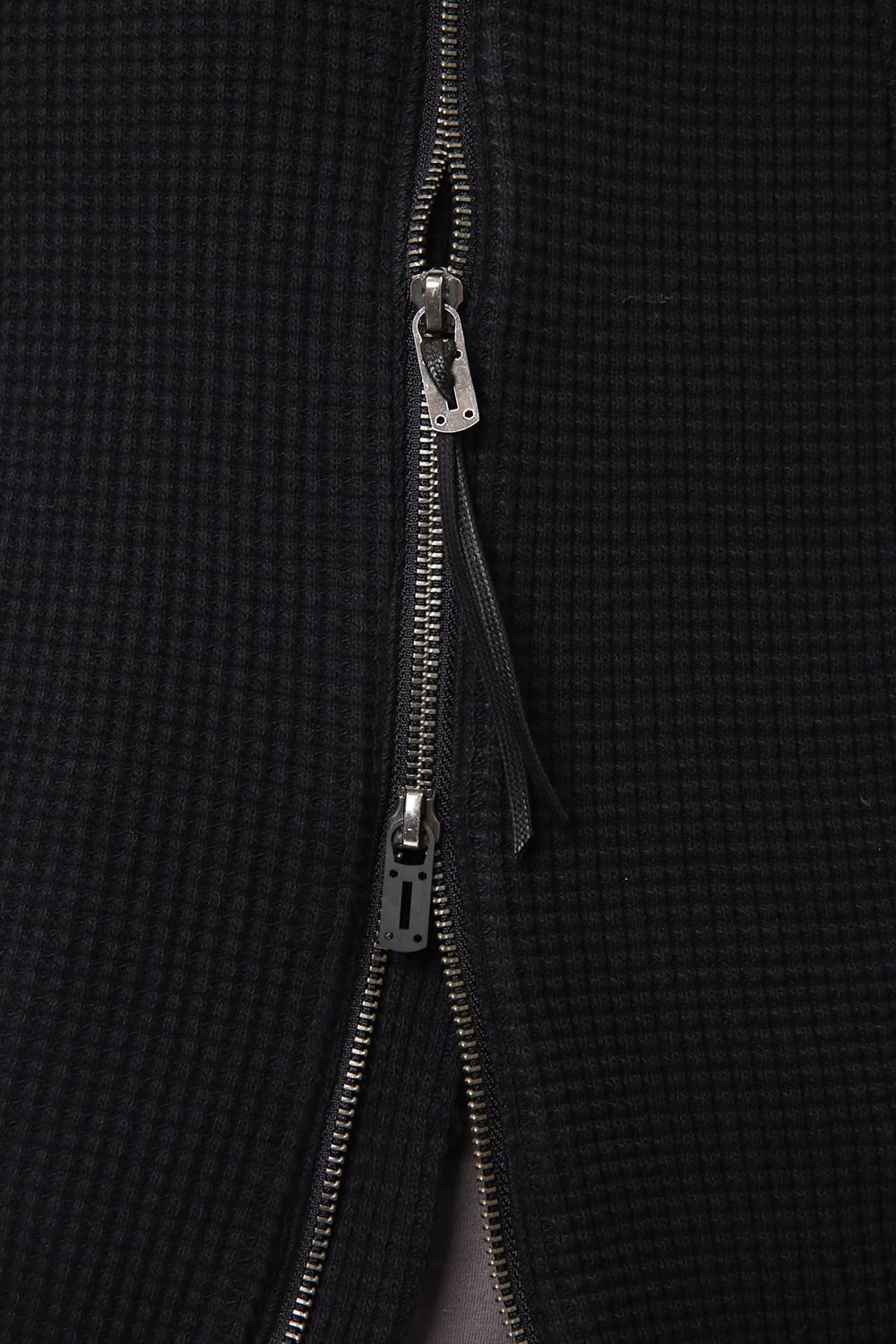 Heavy Waffle Long Bomber Cardigan