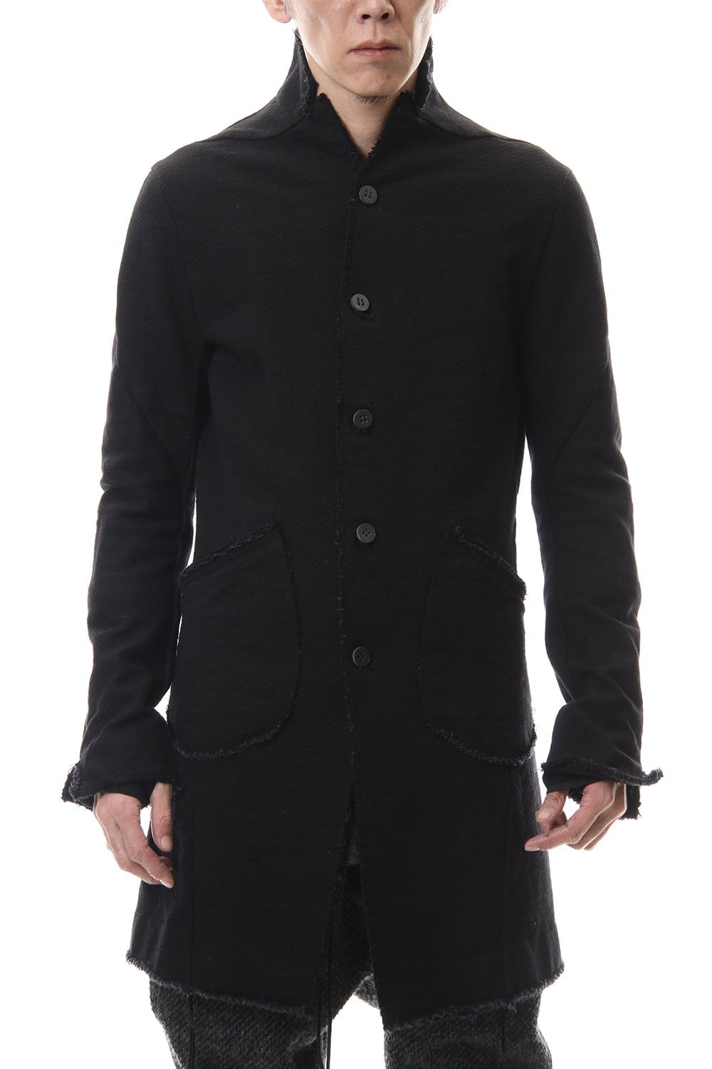 Heavy cotton jersey Long Jacket