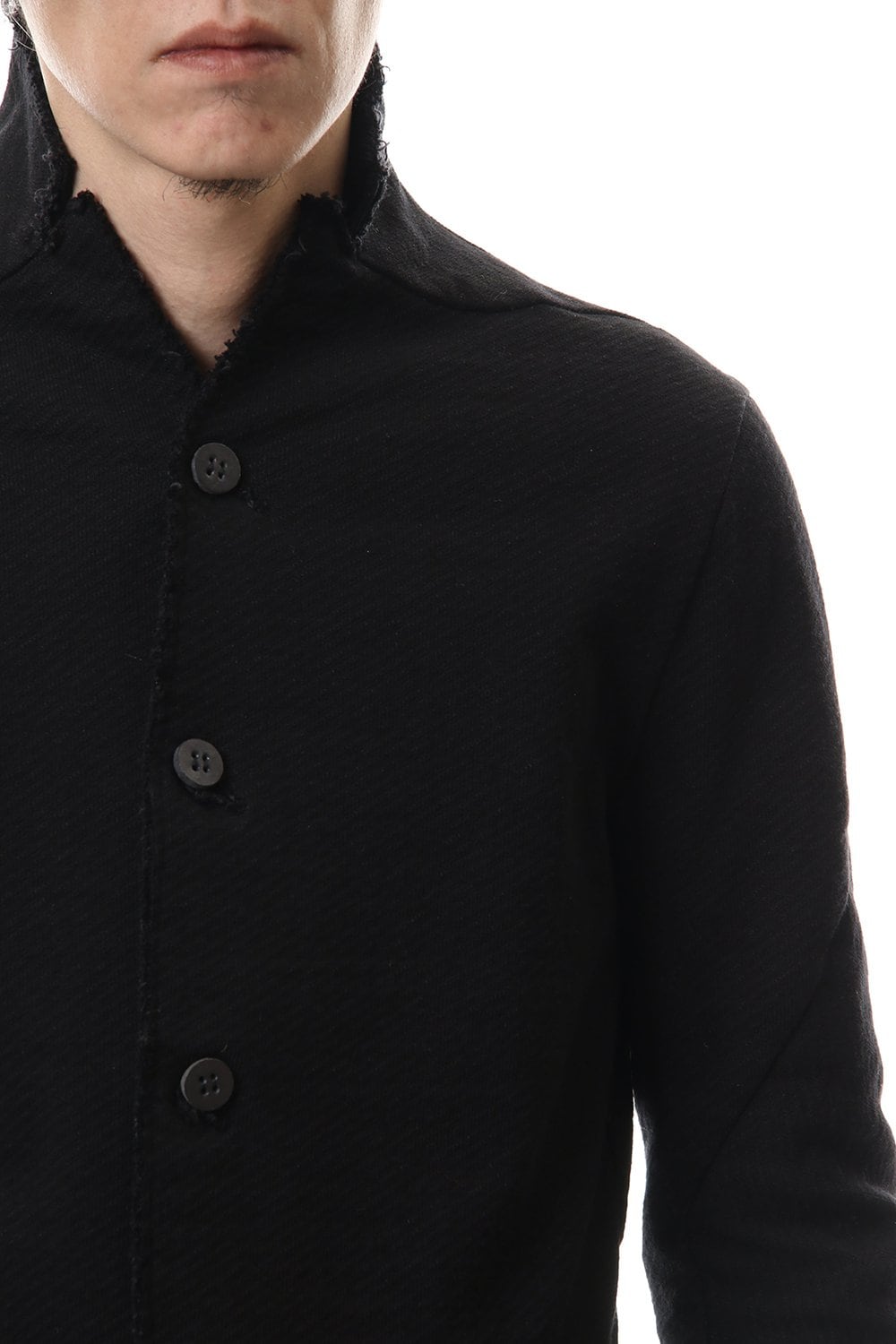 Heavy cotton jersey Long Jacket