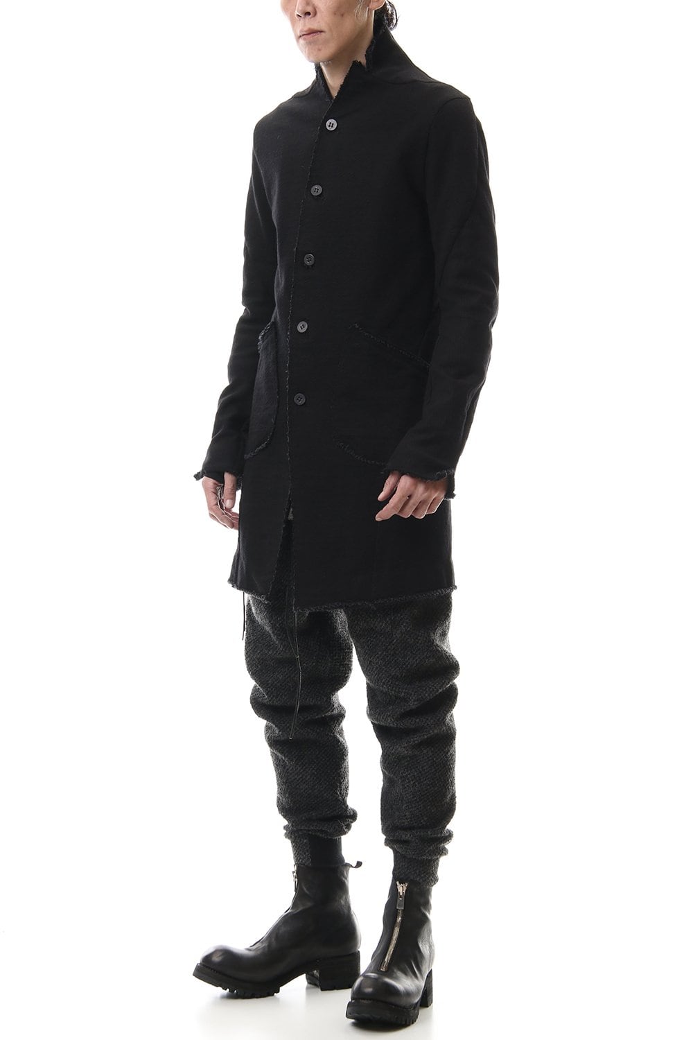 Heavy cotton jersey Long Jacket