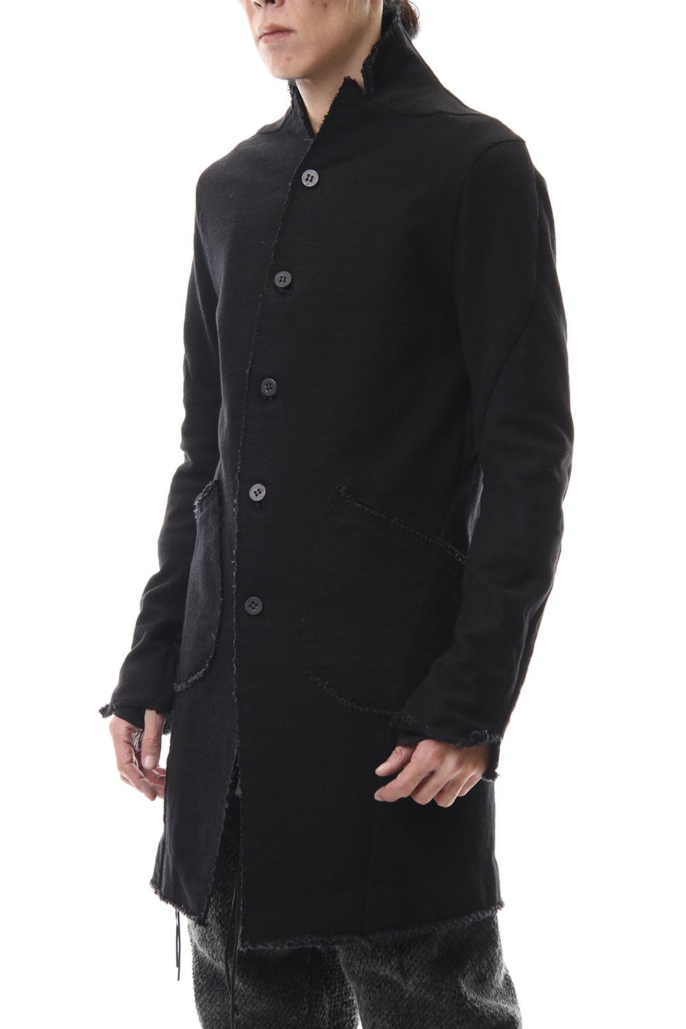 Heavy cotton jersey Long Jacket
