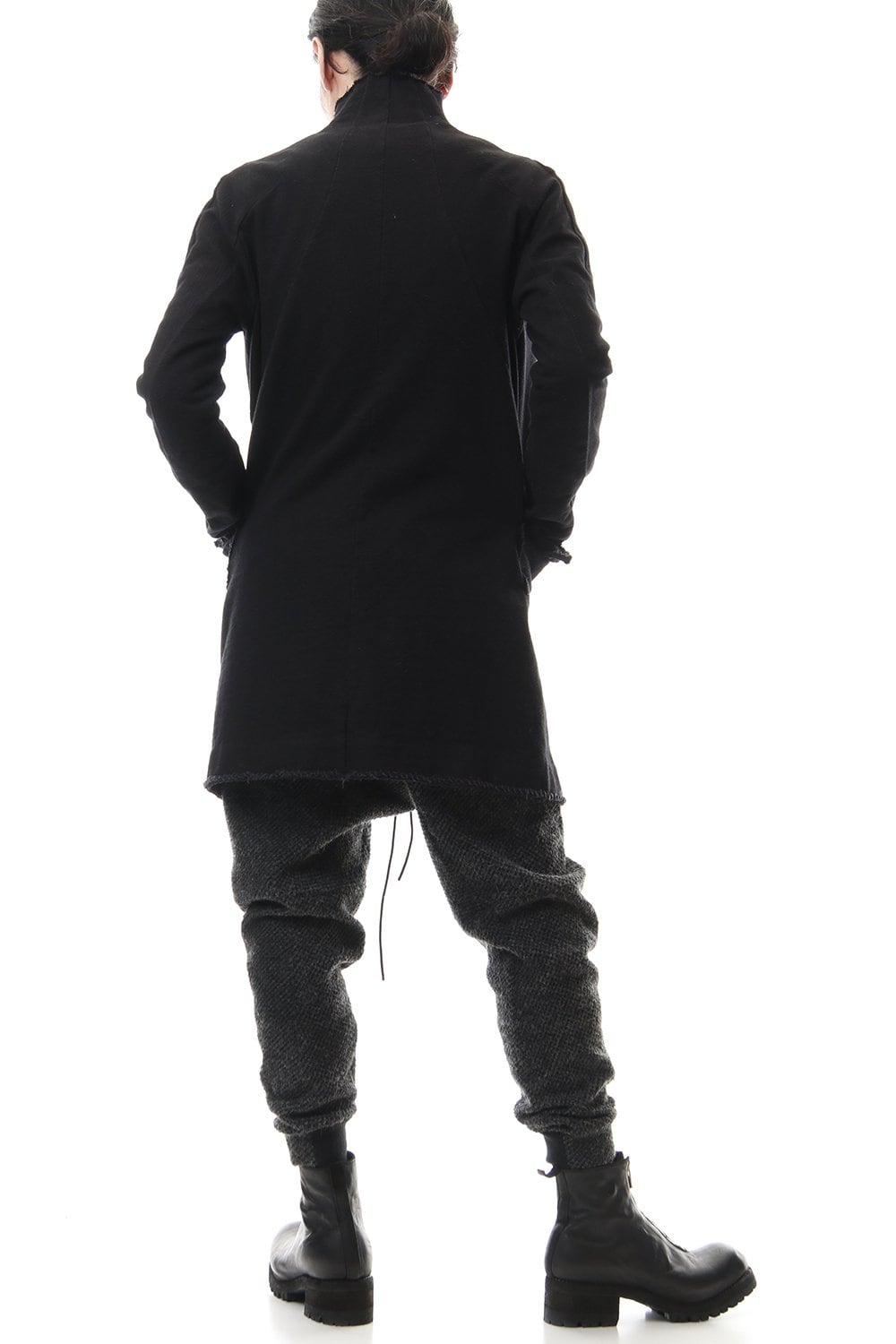 Heavy cotton jersey Long Jacket