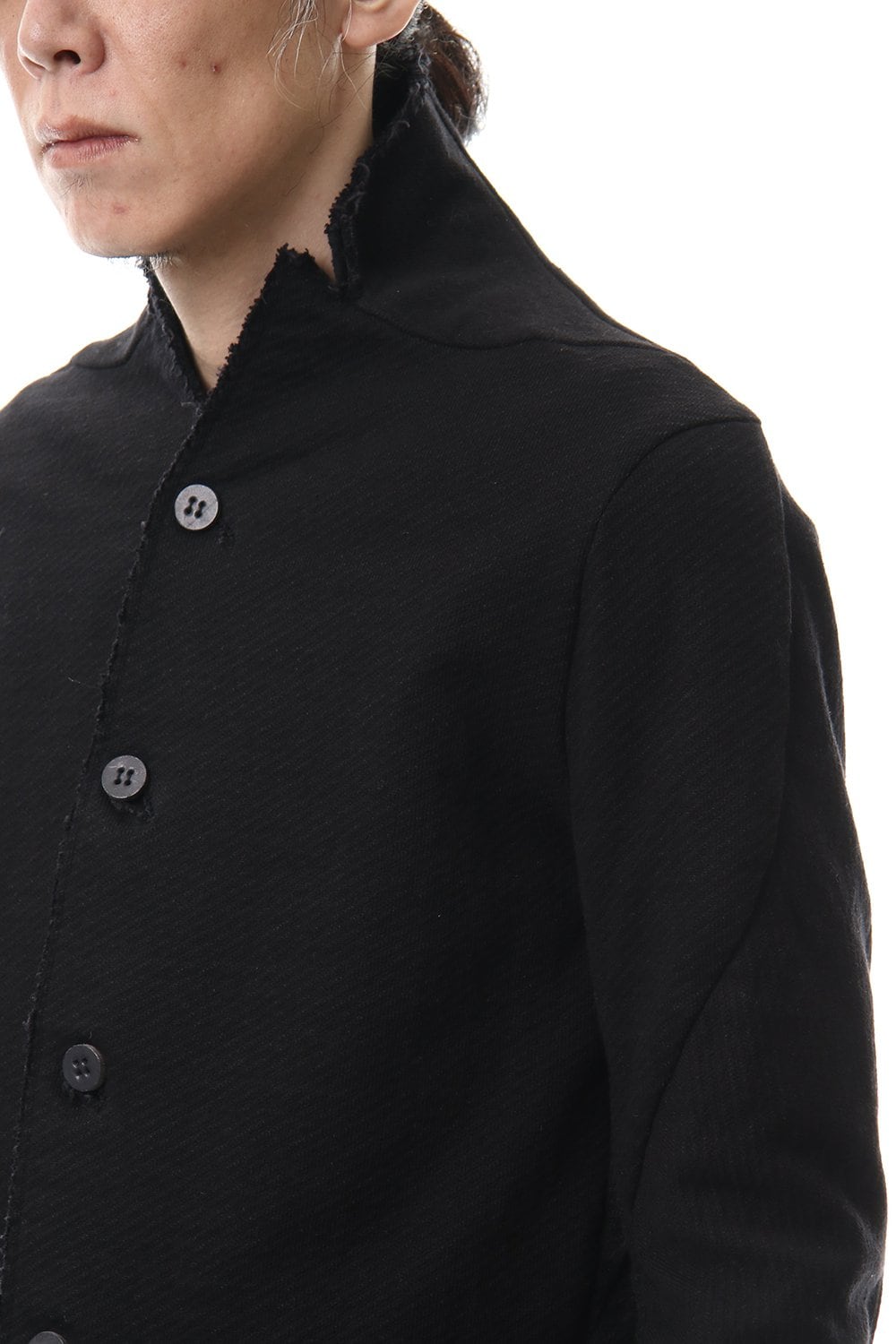 Heavy cotton jersey Long Jacket