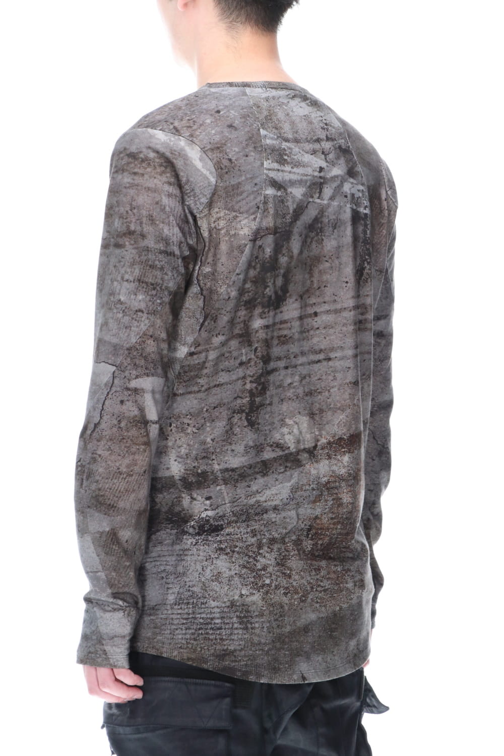 High Gauge Jersey Print Long Sleeve T-Shirt