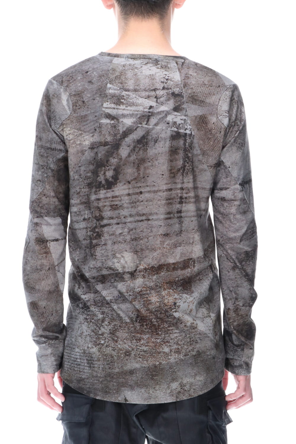 High Gauge Jersey Print Long Sleeve T-Shirt