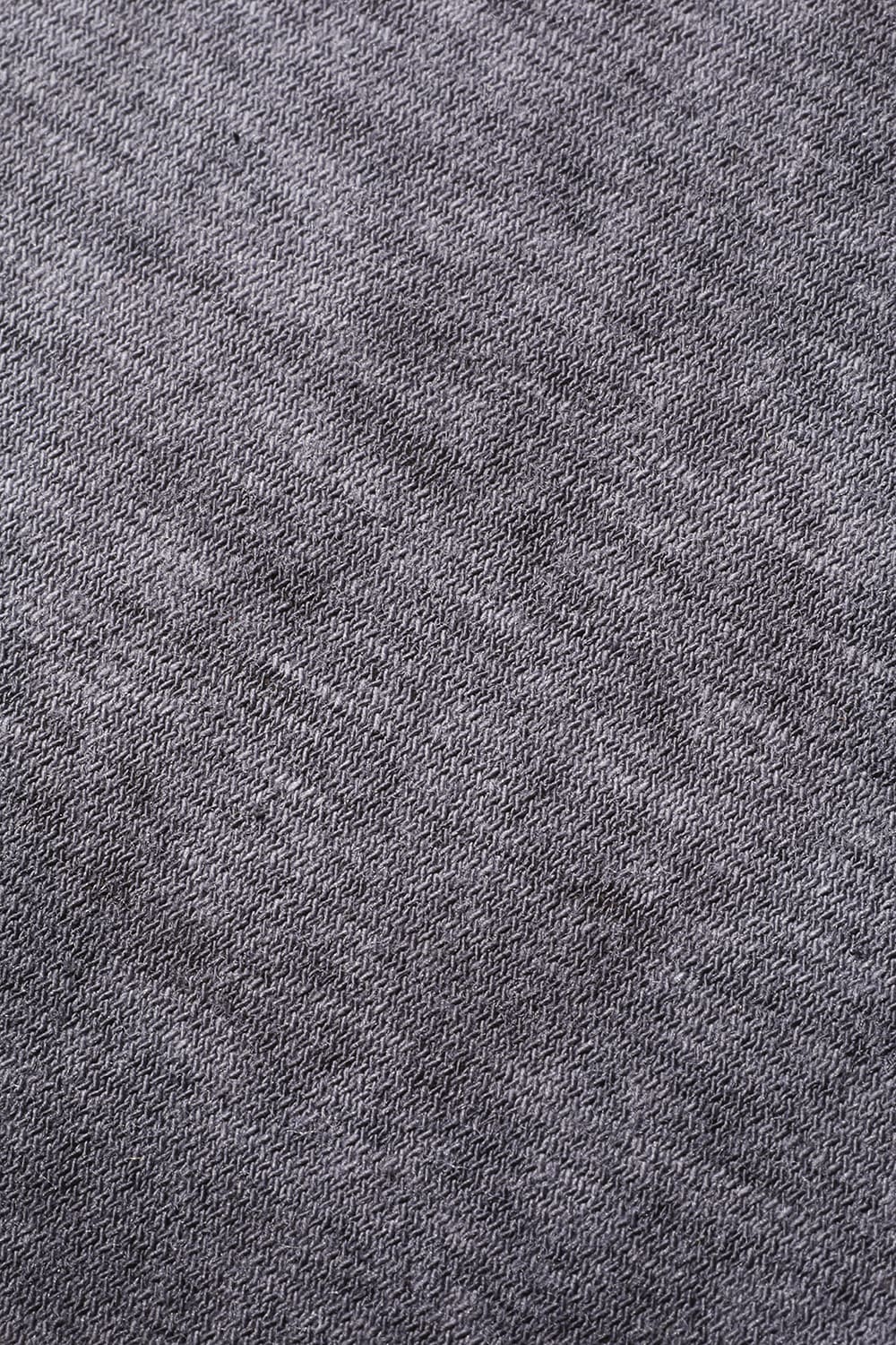 Gradation Cold Dyed Strong Twist Light Cotton Jersey Long Sleeve T-Shirt  Mud Brown