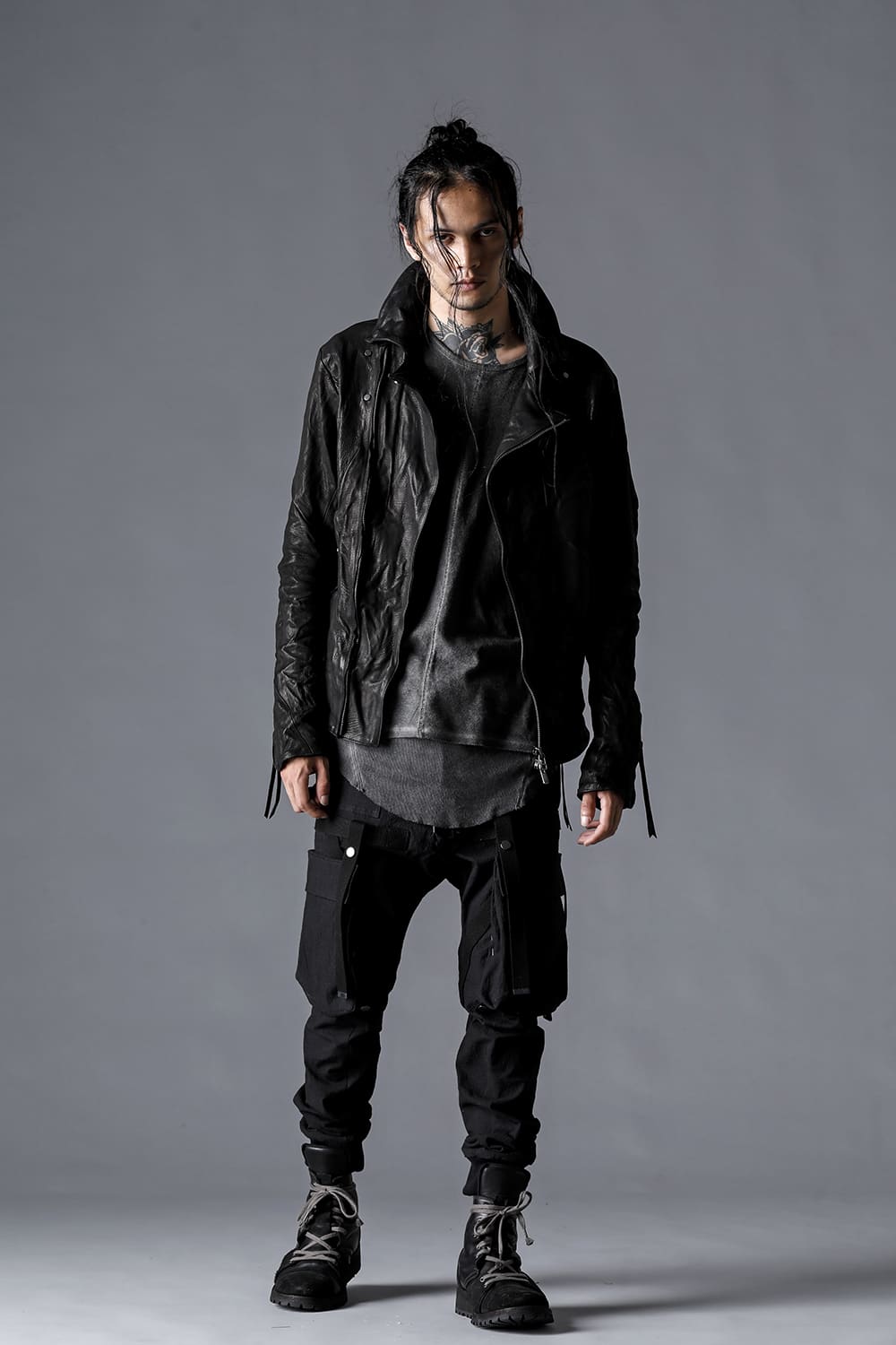 Low-Gauge Cotton Jersey Cold-Dyed Long Sleeve T-Shirt Brick