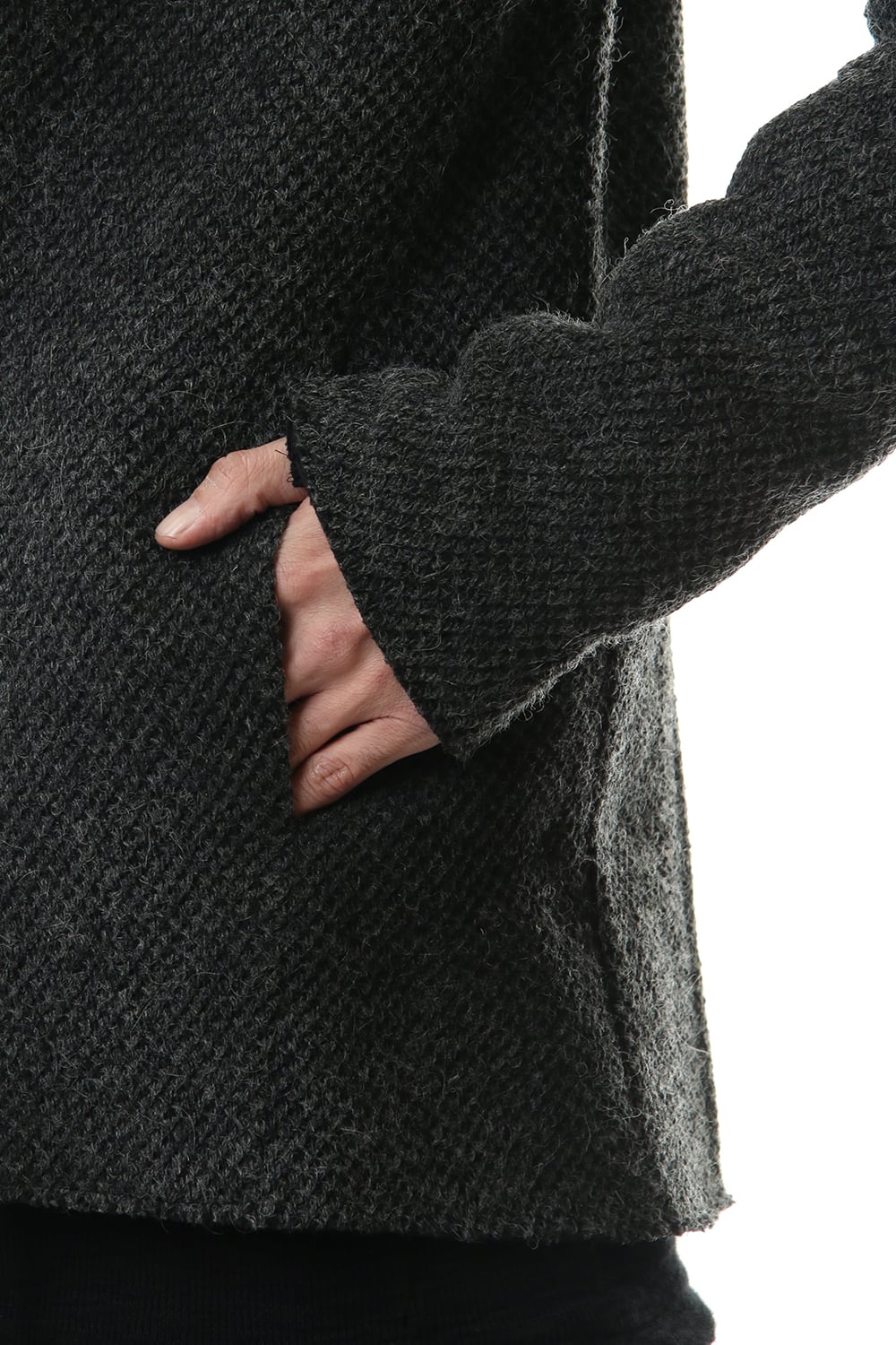 アイスランドウール 鹿の子カーディガン