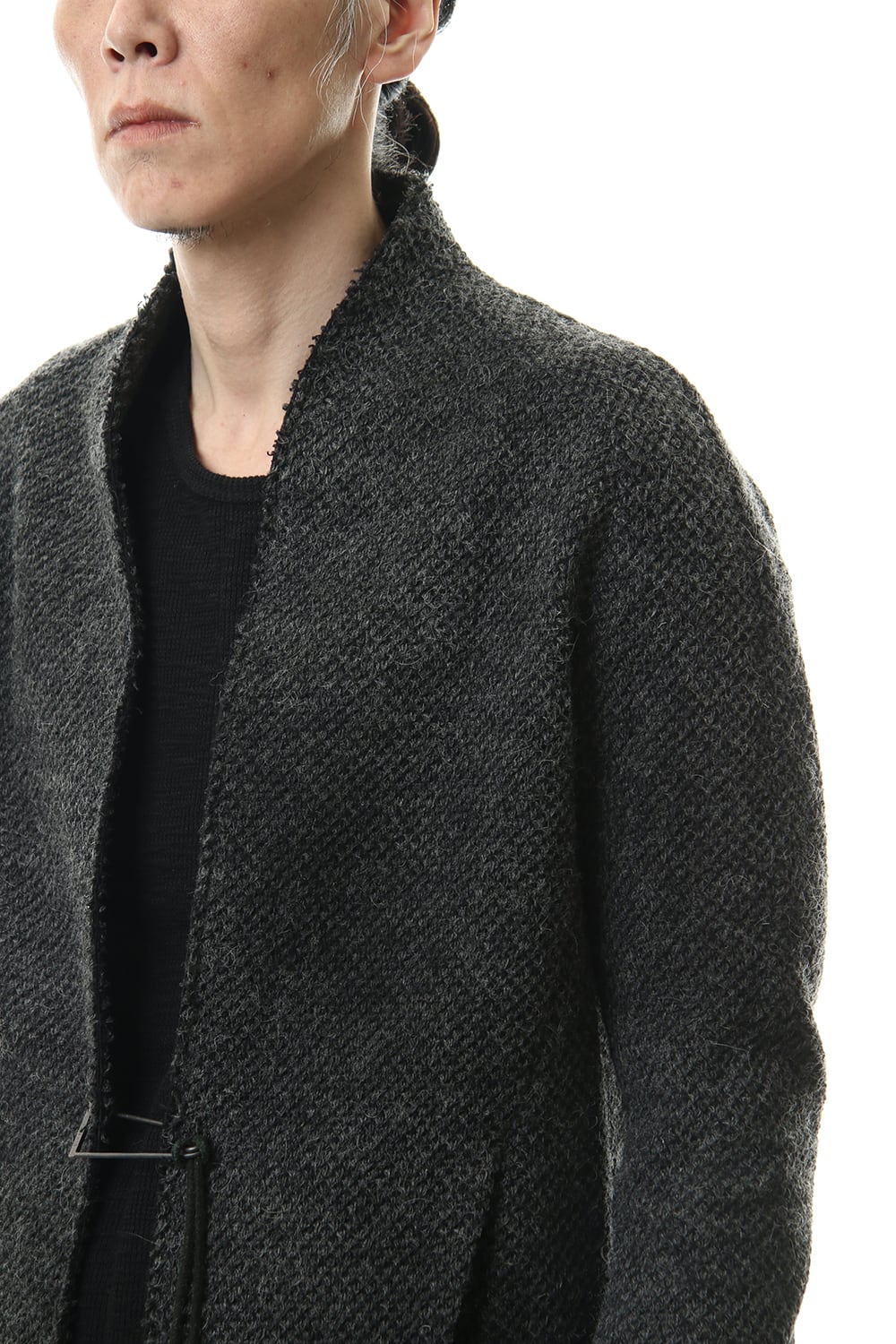 アイスランドウール 鹿の子カーディガン