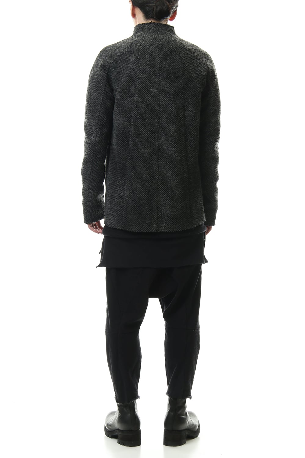 アイスランドウール 鹿の子カーディガン