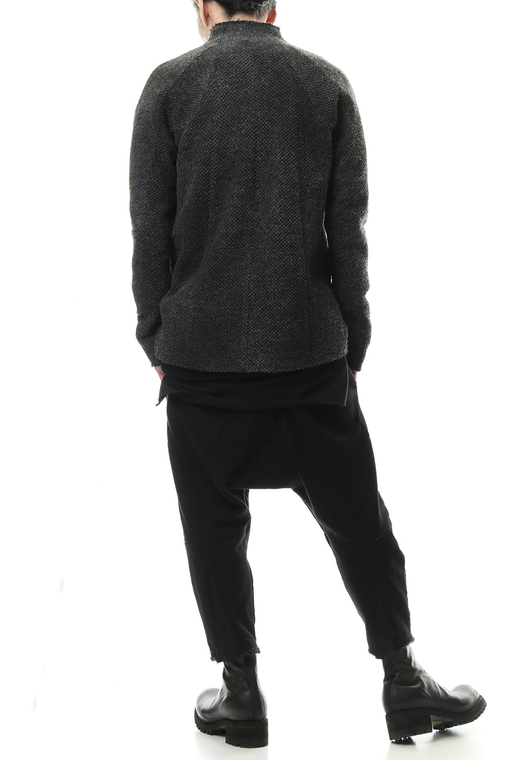 アイスランドウール 鹿の子カーディガン