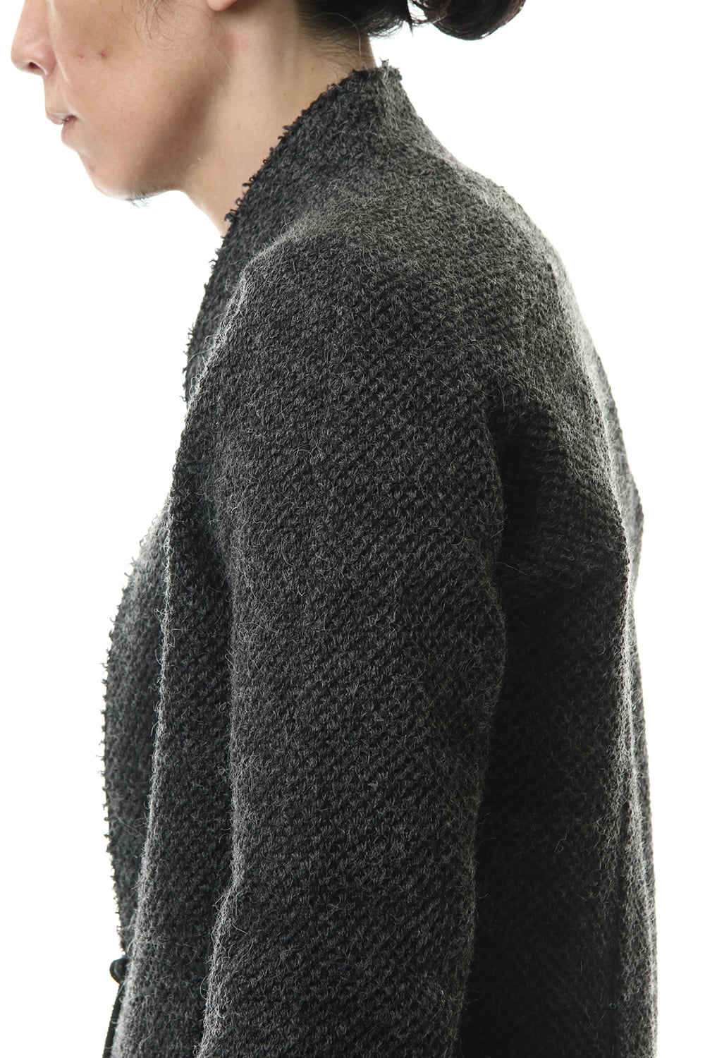 アイスランドウール 鹿の子カーディガン