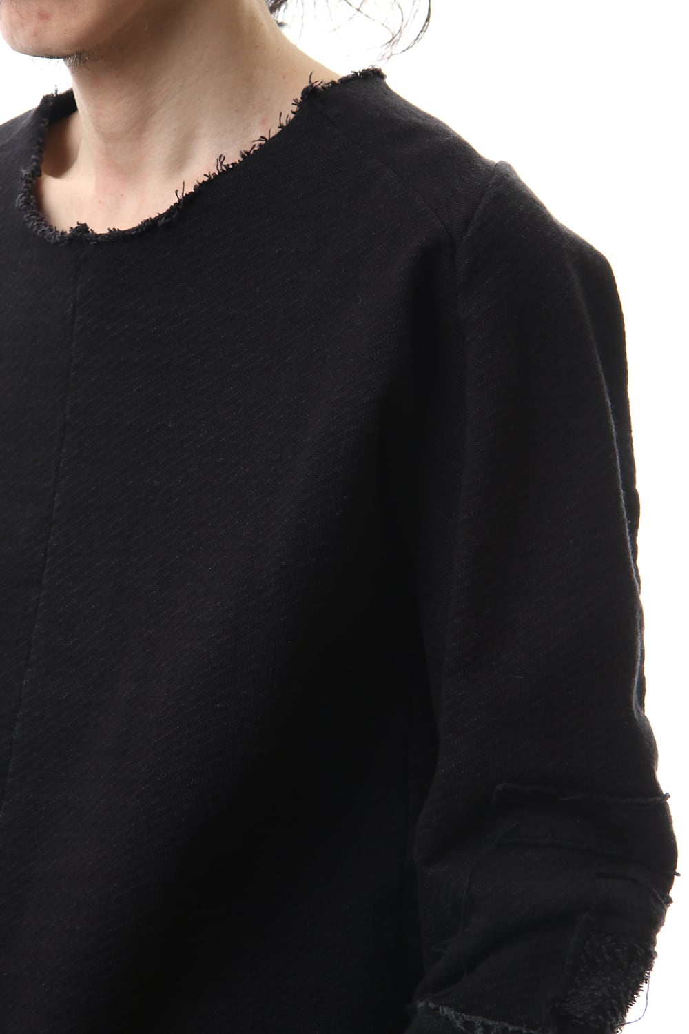 Heavy cotton jersey Crust pullover