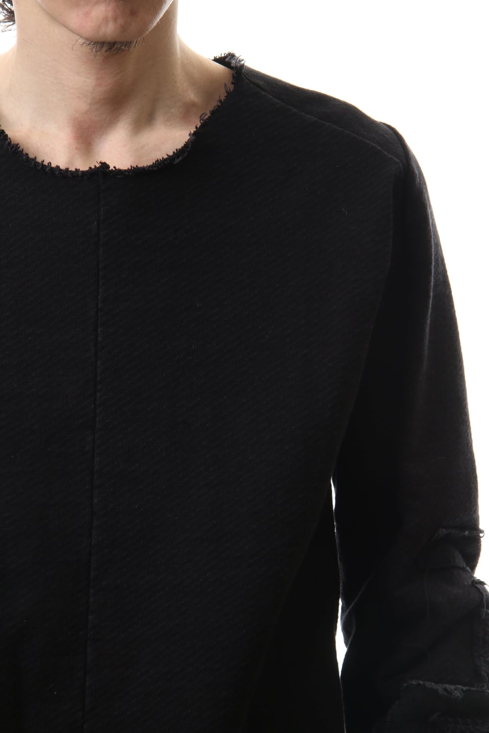 Heavy cotton jersey Crust pullover