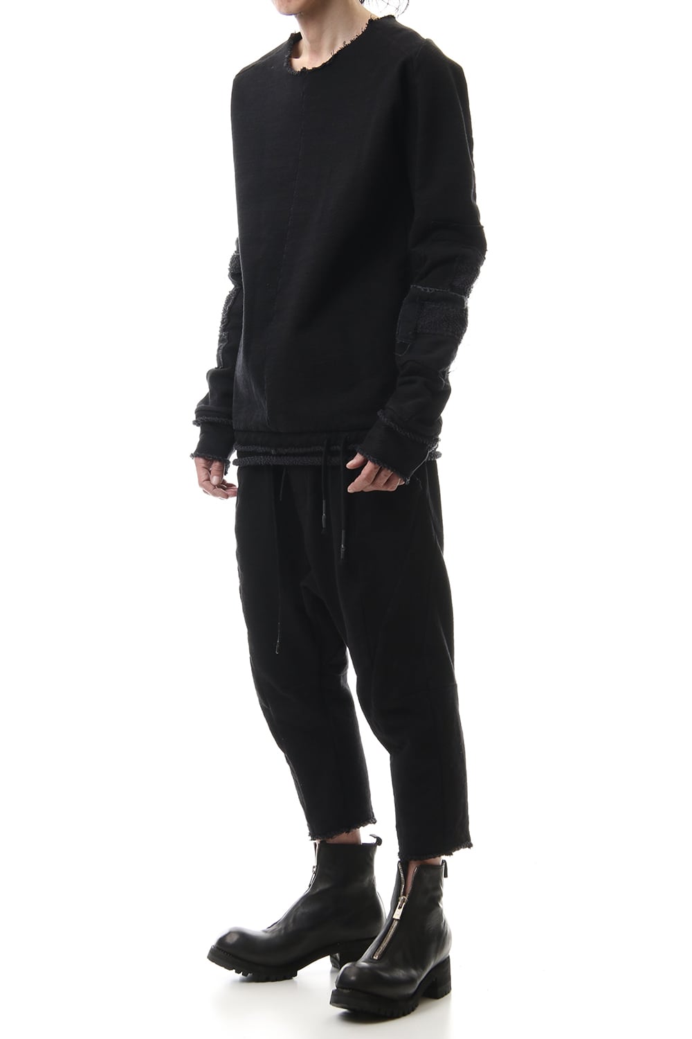 Heavy cotton jersey Crust pullover