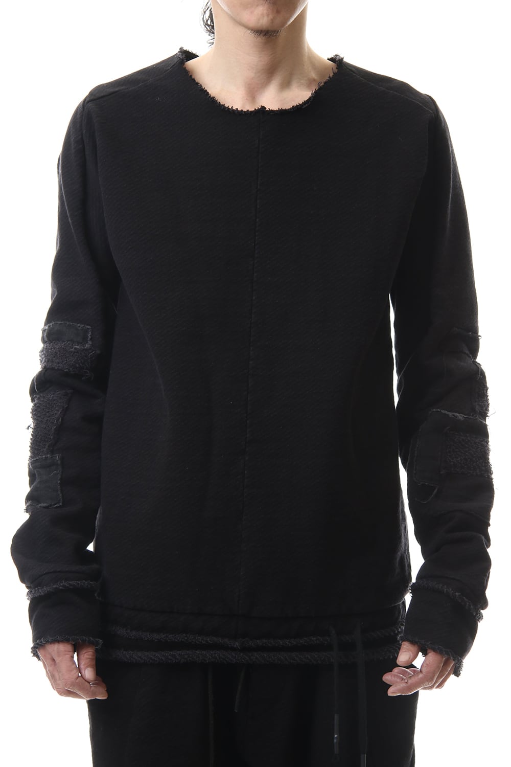 Heavy cotton jersey Crust pullover