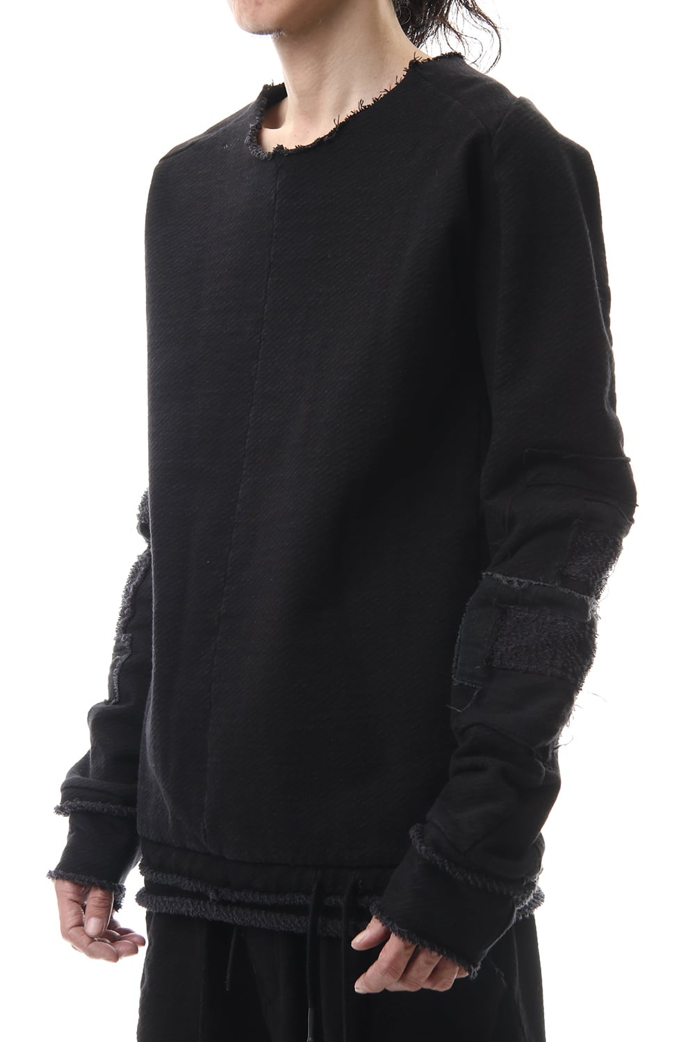 Heavy cotton jersey Crust pullover