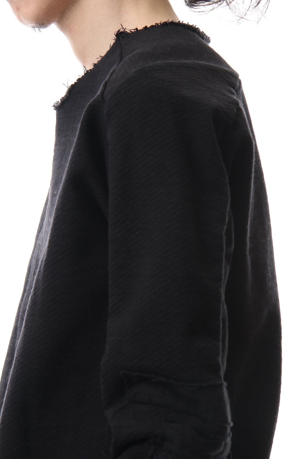 Heavy cotton jersey Crust pullover