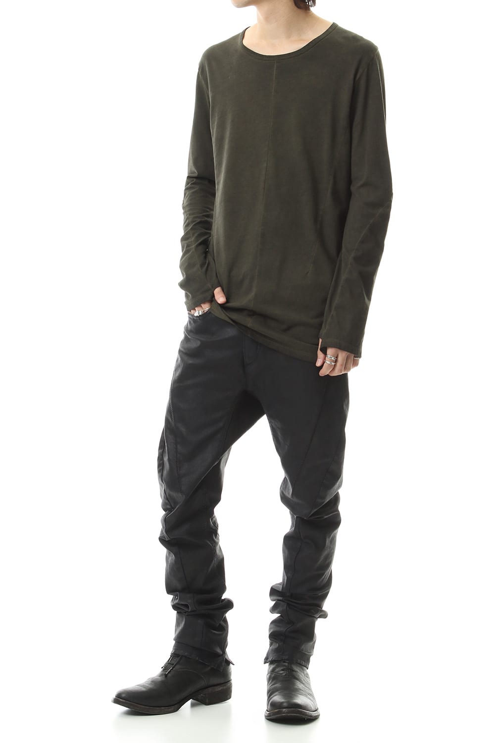 Over Cold Dye Long Sleeve T-Shirt