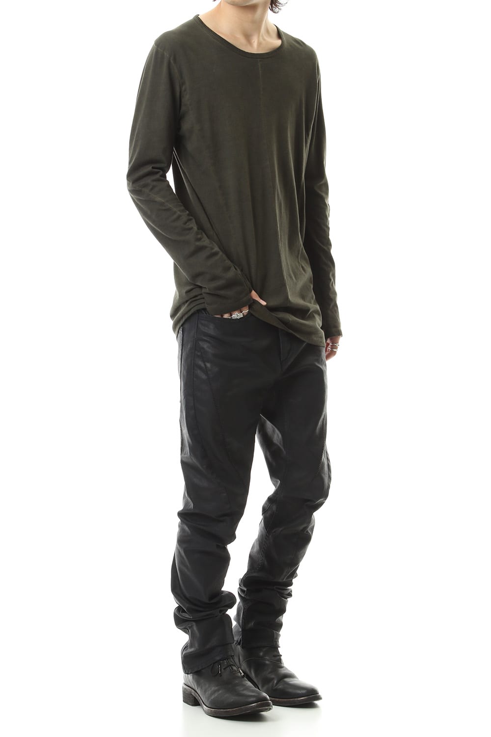 Over Cold Dye Long Sleeve T-Shirt