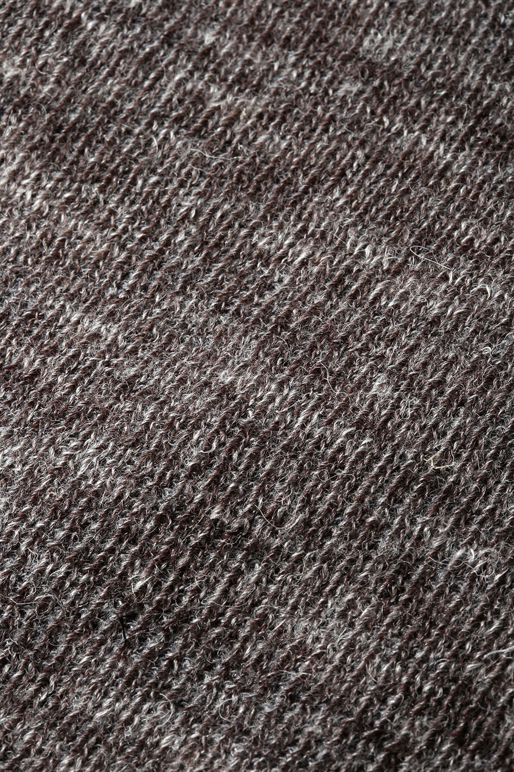 Shetland wool and linen bottleneck pullover  Brown