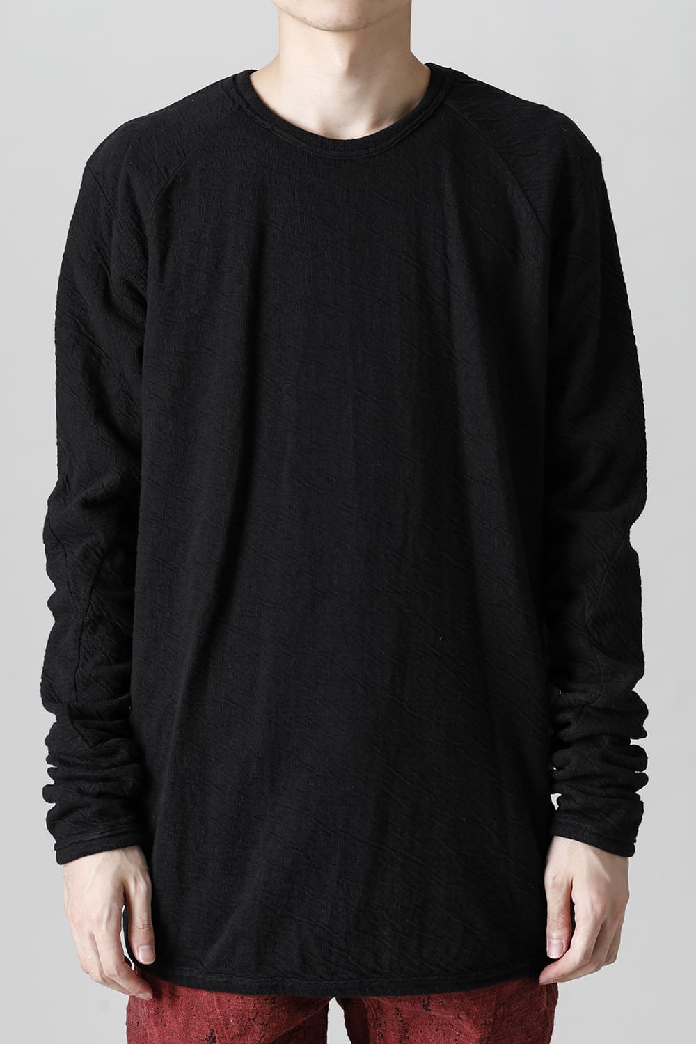 Wired Cotton x Wool Jersey Long Sleeve T-Shirt