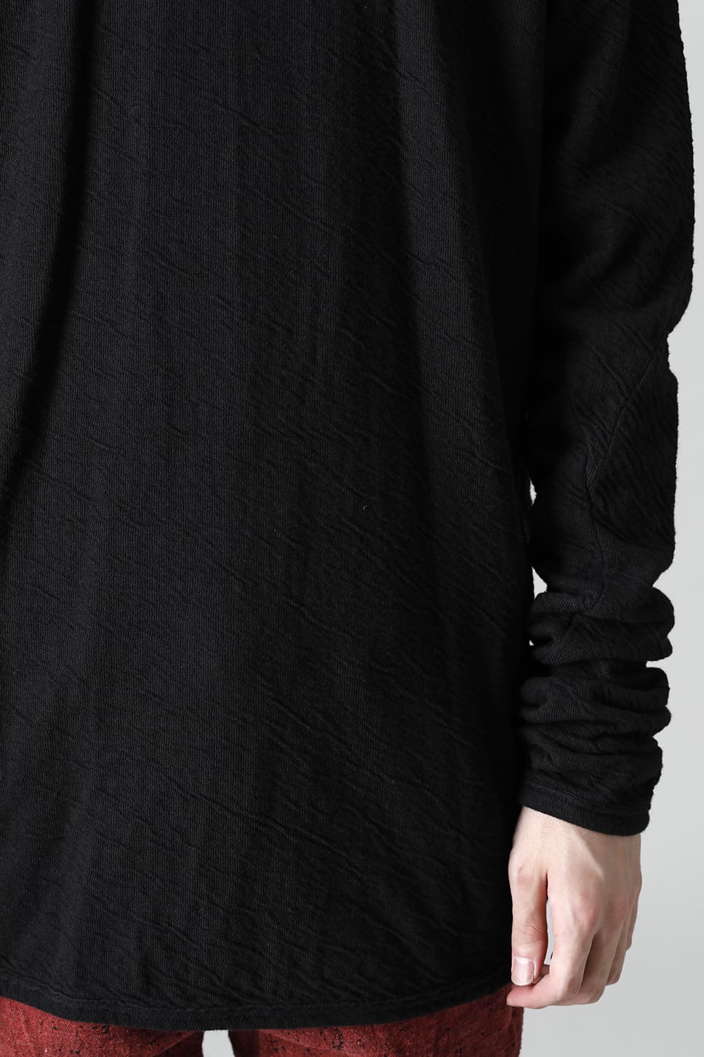 Wired Cotton x Wool Jersey Long Sleeve T-Shirt