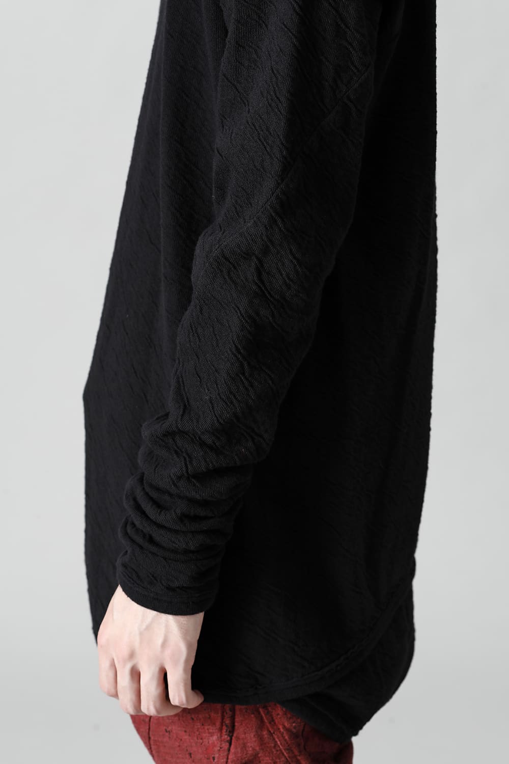 Wired Cotton x Wool Jersey Long Sleeve T-Shirt