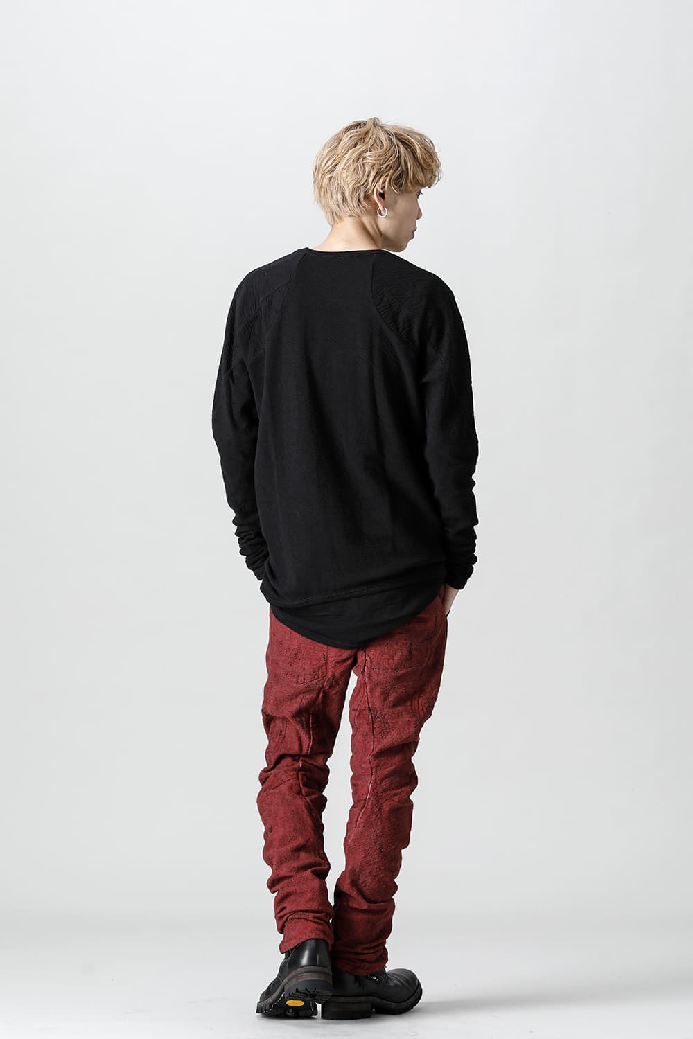 Wired Cotton x Wool Jersey Long Sleeve T-Shirt