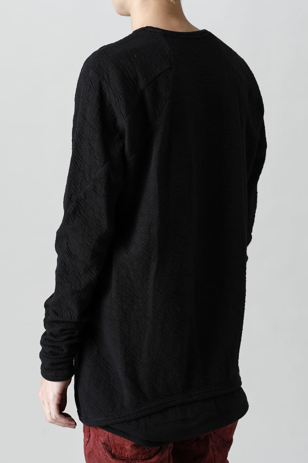 Wired Cotton x Wool Jersey Long Sleeve T-Shirt