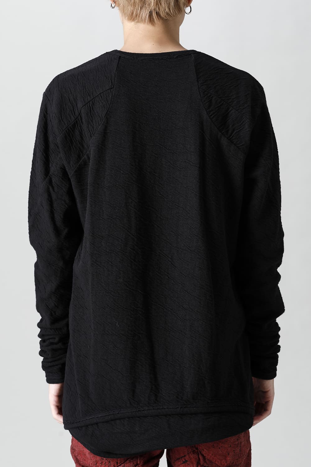 Wired Cotton x Wool Jersey Long Sleeve T-Shirt