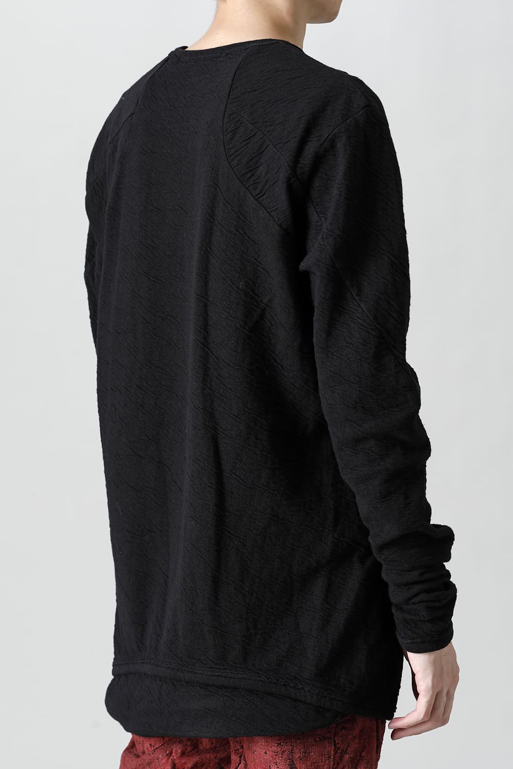 Wired Cotton x Wool Jersey Long Sleeve T-Shirt