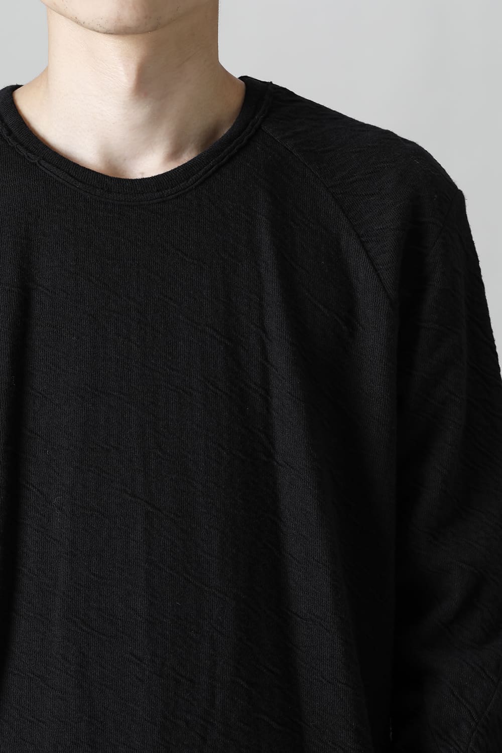 Wired Cotton x Wool Jersey Long Sleeve T-Shirt