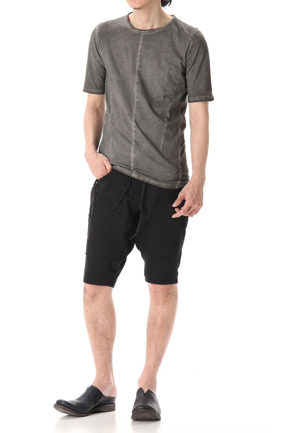 Over Cold Dye Half Sleeve T-Shirt