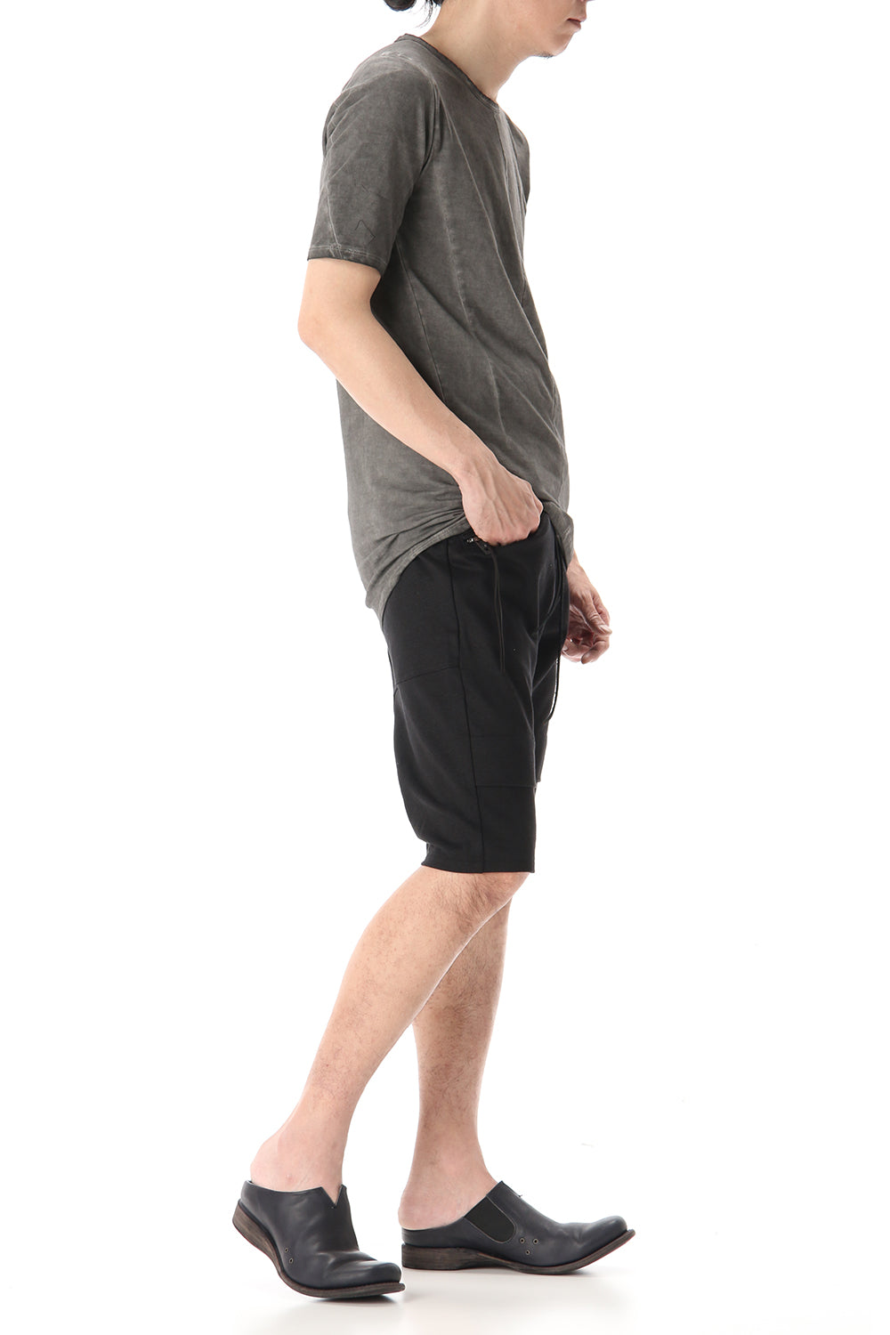 Over Cold Dye Half Sleeve T-Shirt