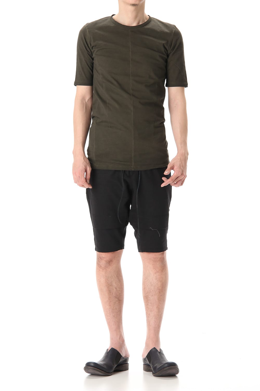 Over Cold Dye Half Sleeve T-Shirt