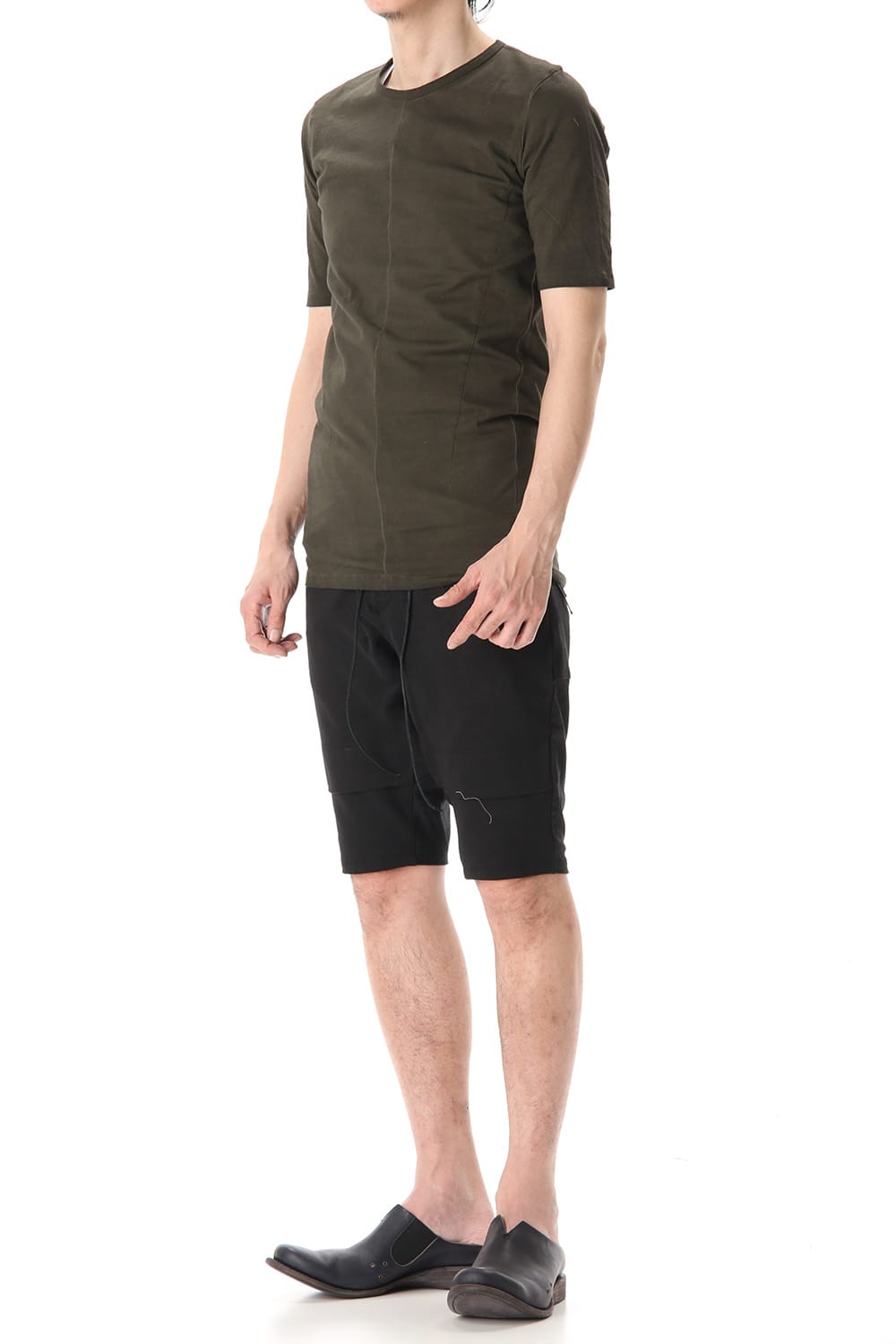 Over Cold Dye Half Sleeve T-Shirt