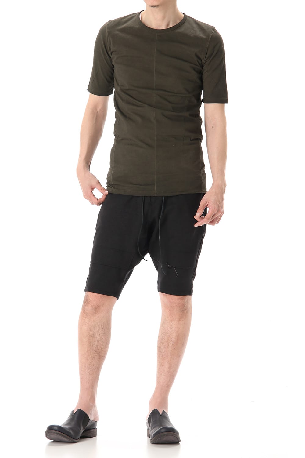 Over Cold Dye Half Sleeve T-Shirt