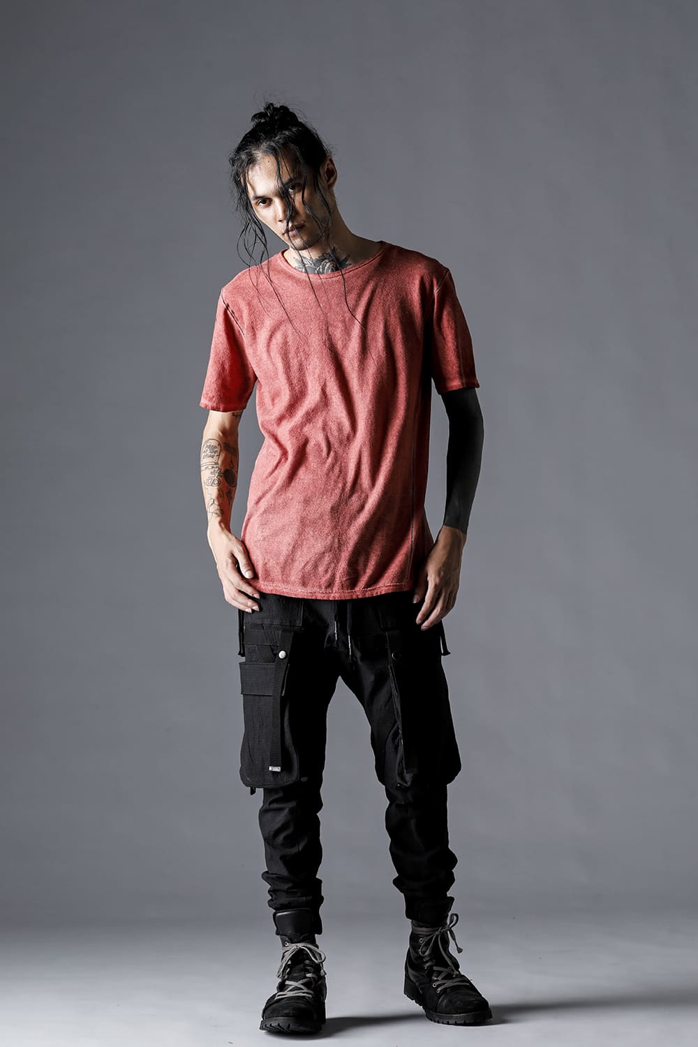 30/- Soft Cotton Jersey Cold Dye T-Shirt Brick