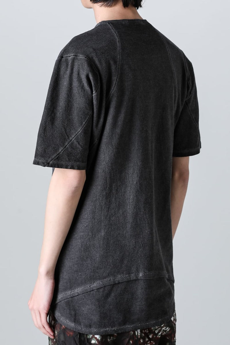 30/- Soft Cotton Jersey Cold Dye T-Shirt Charcoal