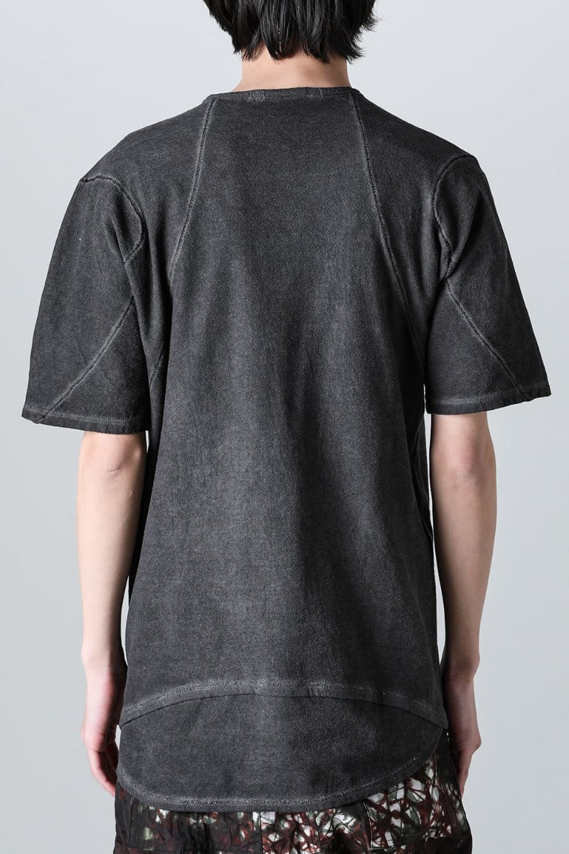 30/- Soft Cotton Jersey Cold Dye T-Shirt Charcoal