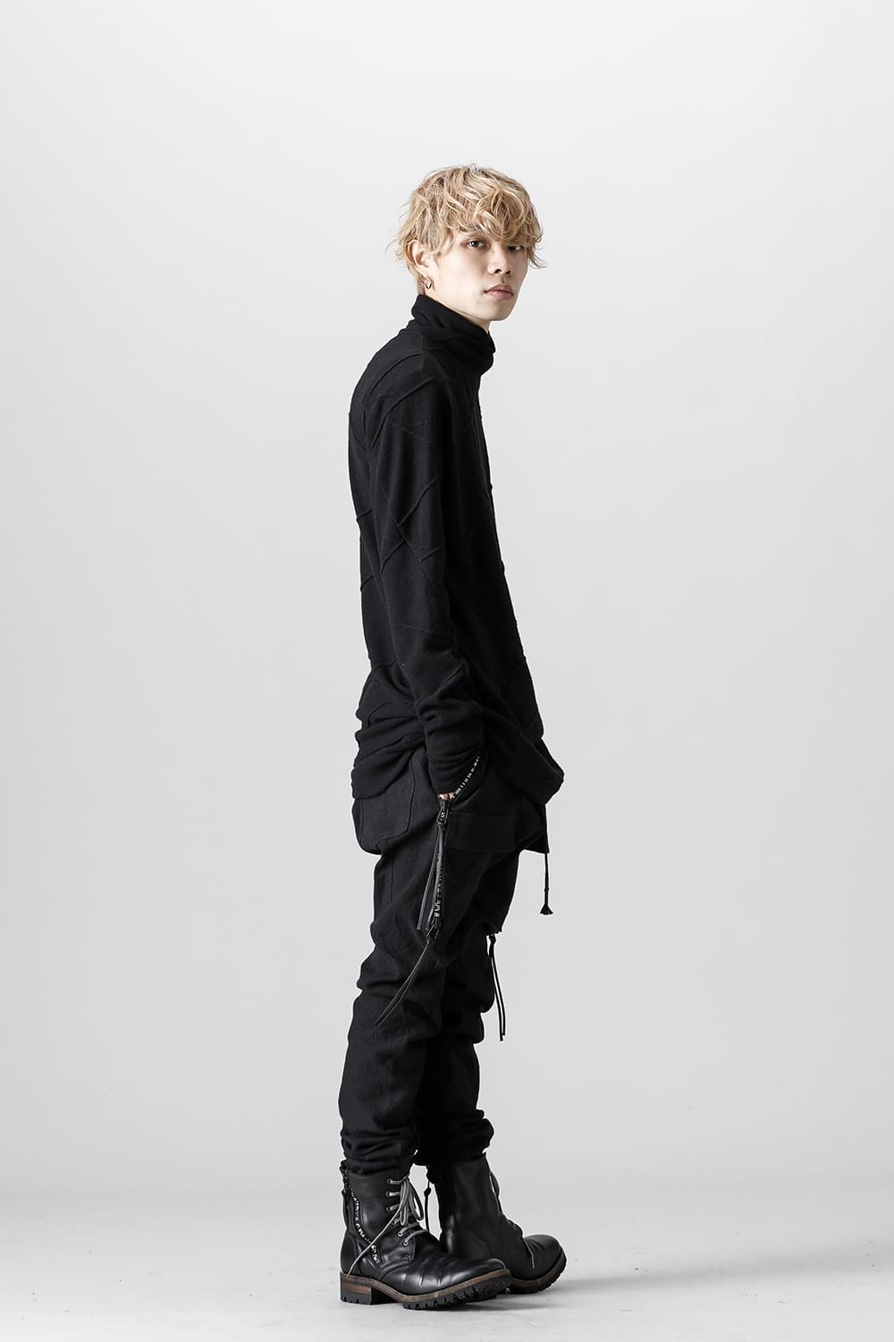 Heavy Linen x Cotton Hyper Stretch Curve Bush Pants