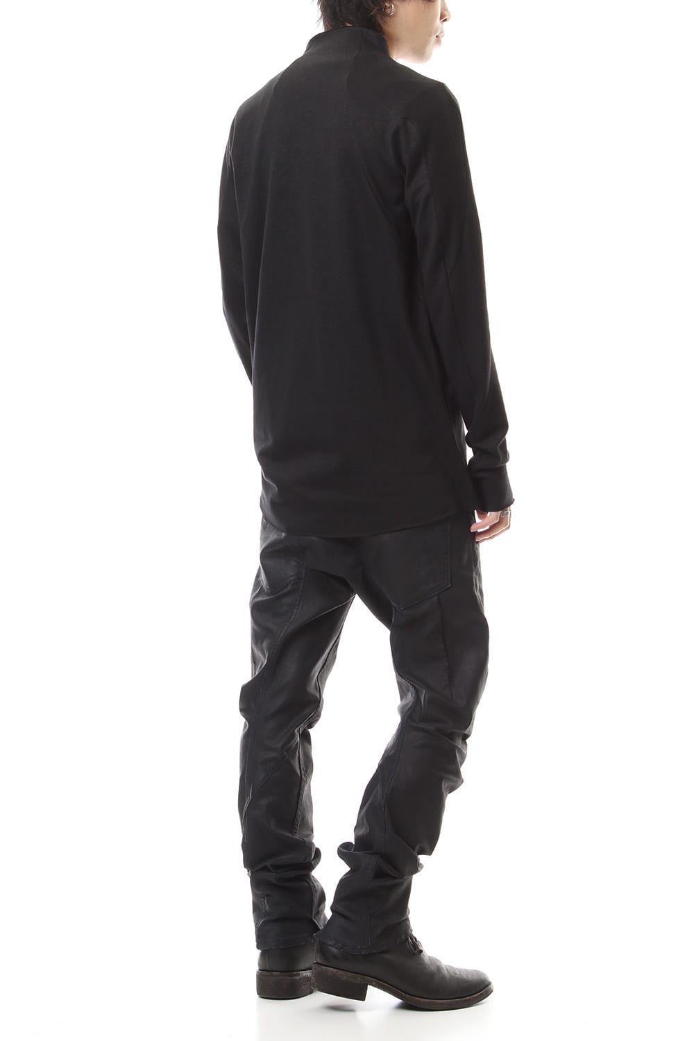 Linen x Cotton Double Face Jersey Cardigan