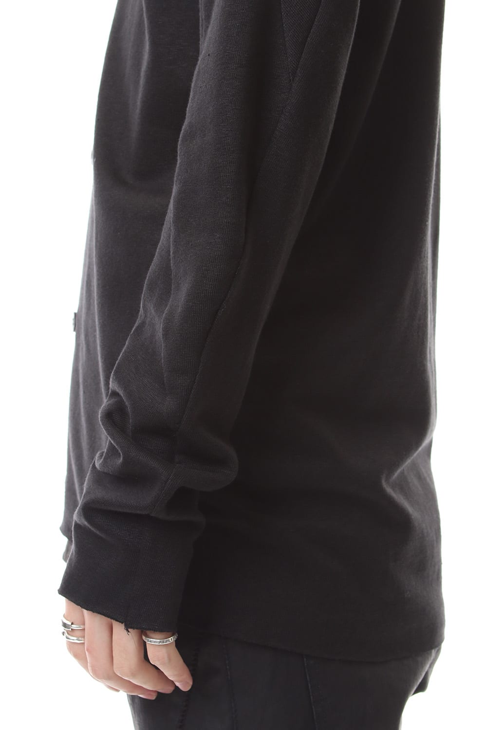 Linen x Cotton Double Face Jersey Cardigan