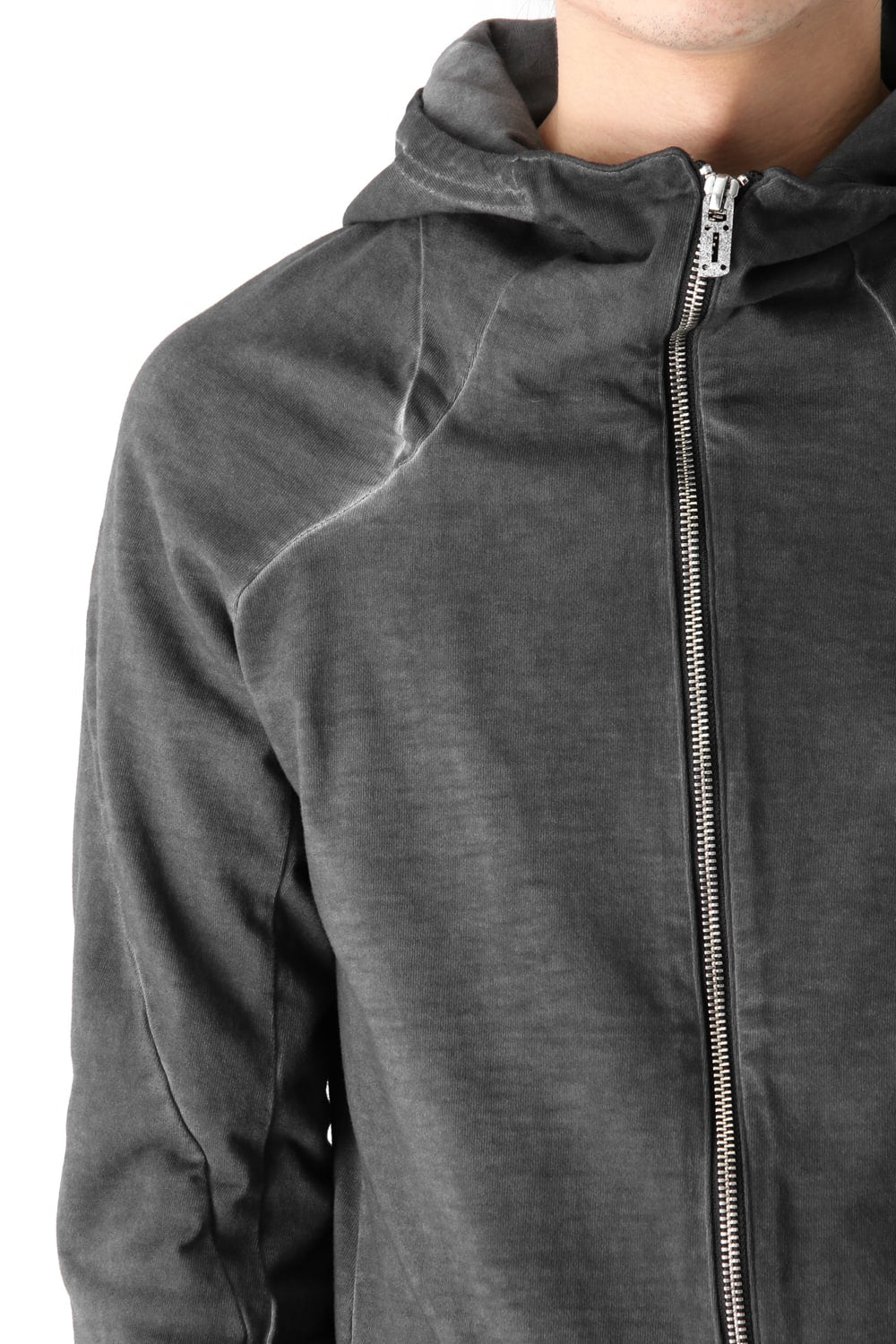 Dense Plain Stitch Cold Dye Parka