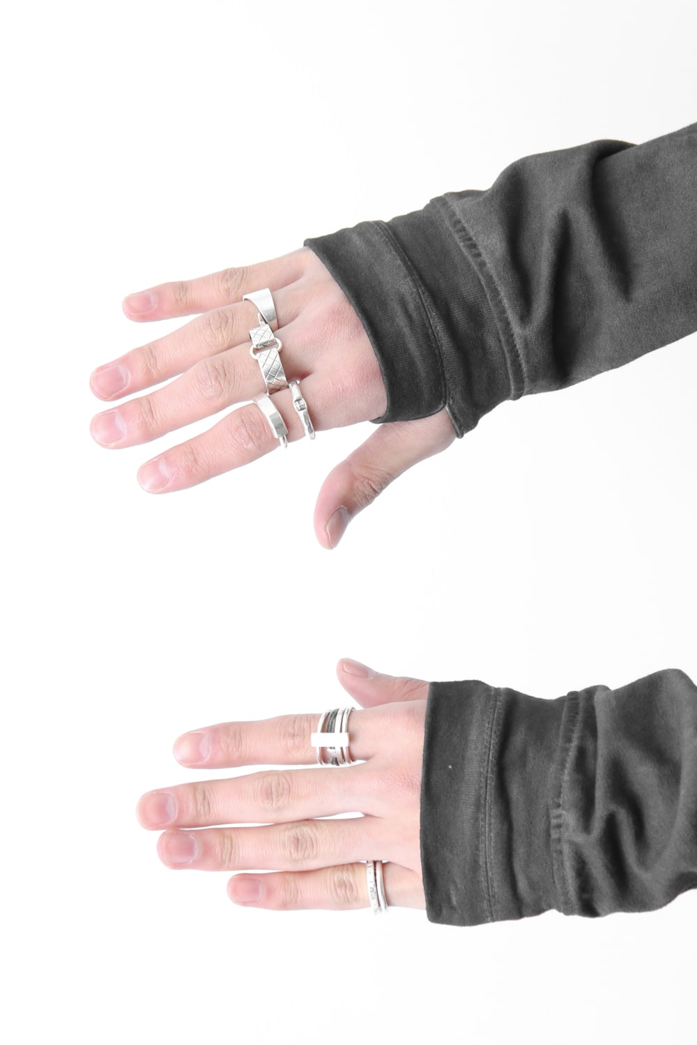 Dense Plain Stitch Cold Dye Parka