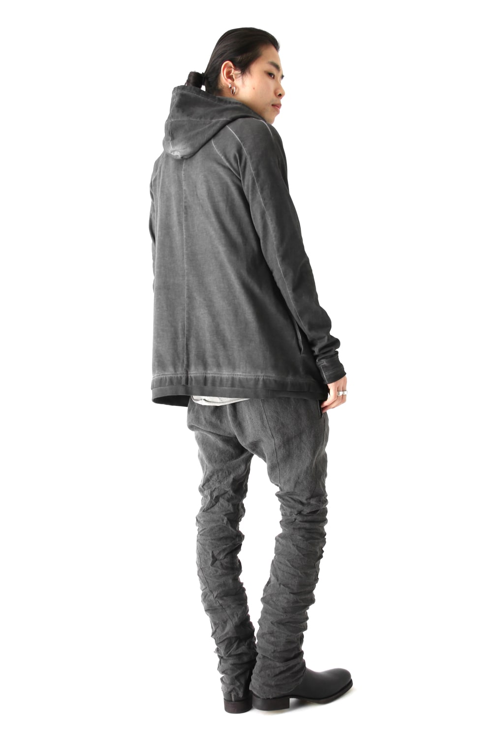 Dense Plain Stitch Cold Dye Parka