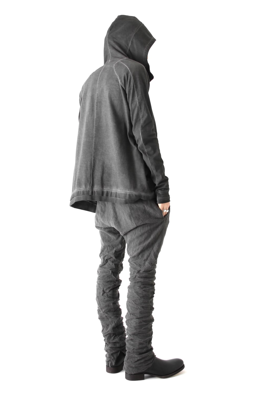 Dense Plain Stitch Cold Dye Parka